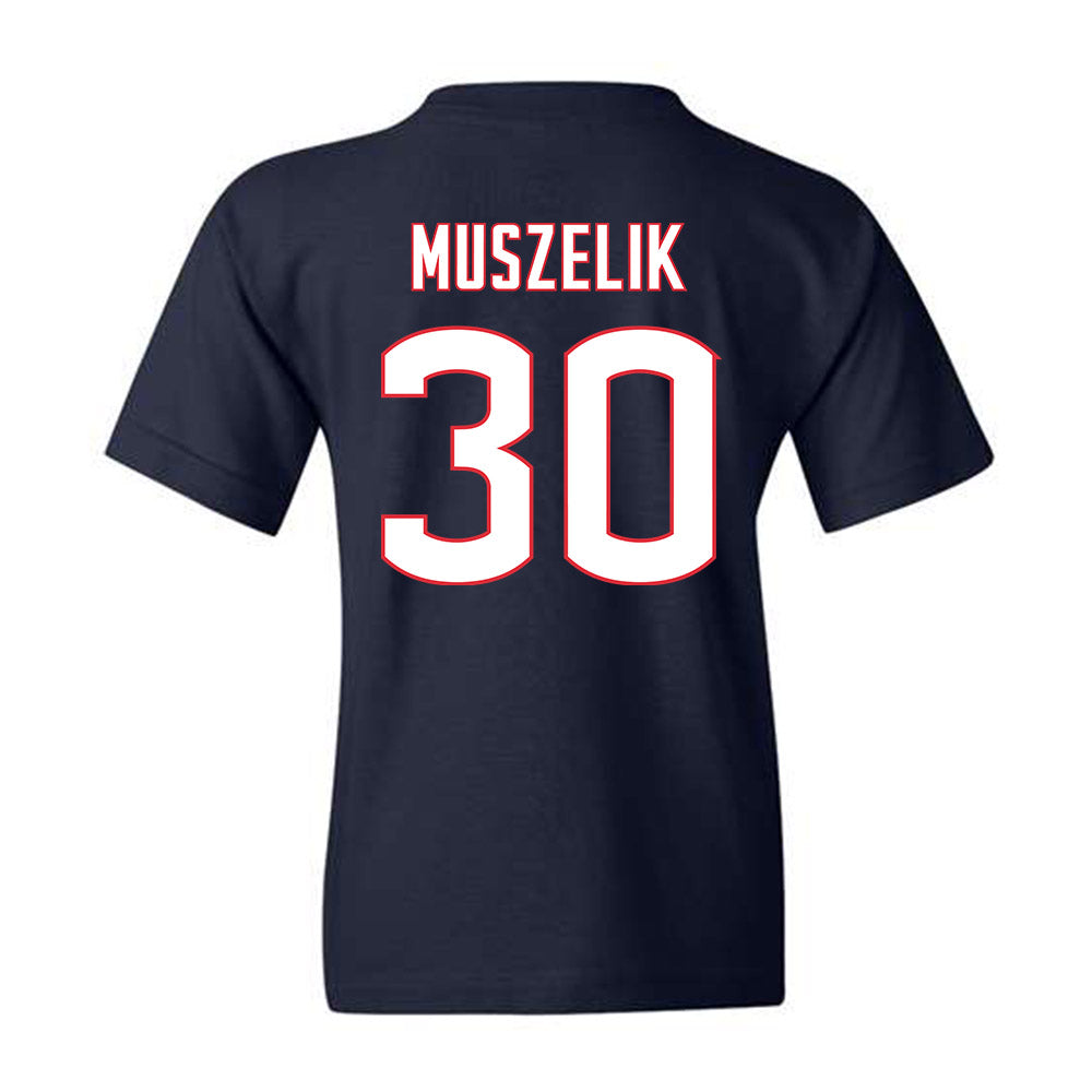 UConn - NCAA Men's Ice Hockey : Tyler Muszelik - Sports Shersey Youth T-Shirt