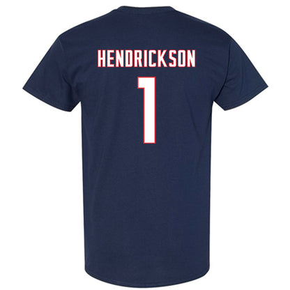 UConn - NCAA Men's Ice Hockey : Kam Hendrickson - Sports Shersey T-Shirt-1