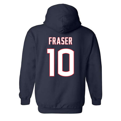 UConn - NCAA Men's Ice Hockey : Tristan Fraser - Sports Shersey Hooded Sweatshirt