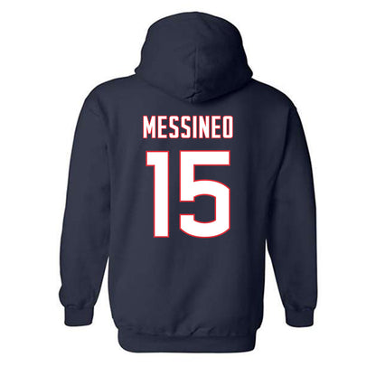 UConn - NCAA Men's Ice Hockey : Thomas Messineo - Sports Shersey Hooded Sweatshirt