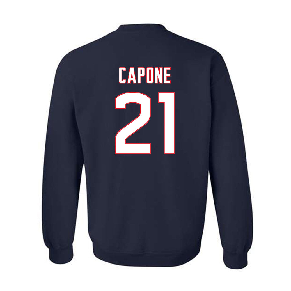 UConn - NCAA Men's Ice Hockey : Nick Capone - Sports Shersey Crewneck Sweatshirt