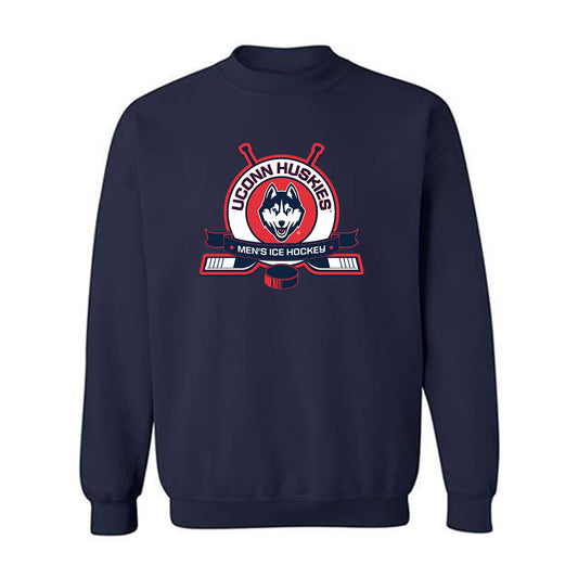 UConn - NCAA Men's Ice Hockey : Brendan Dunphy - Sports Shersey Crewneck Sweatshirt-0