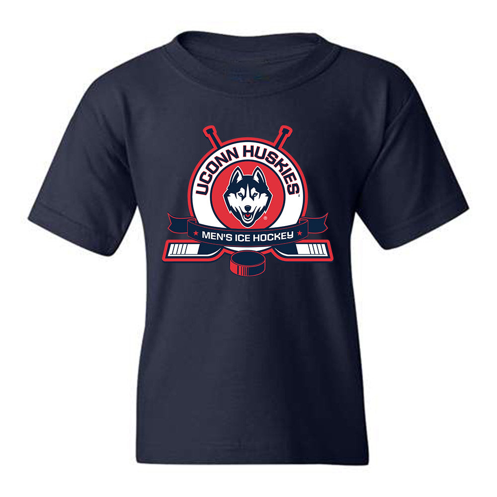 UConn - NCAA Men's Ice Hockey : Harrison Rees - Sports Shersey Youth T-Shirt