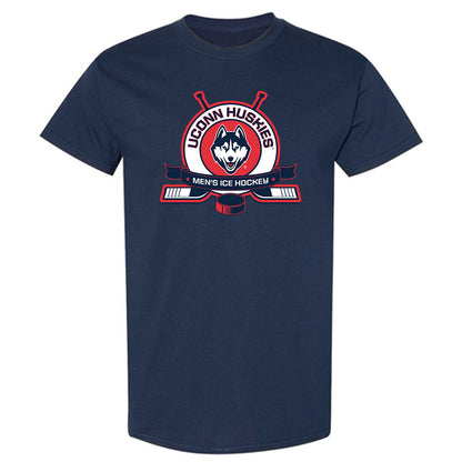 UConn - NCAA Men's Ice Hockey : Kam Hendrickson - Sports Shersey T-Shirt-0