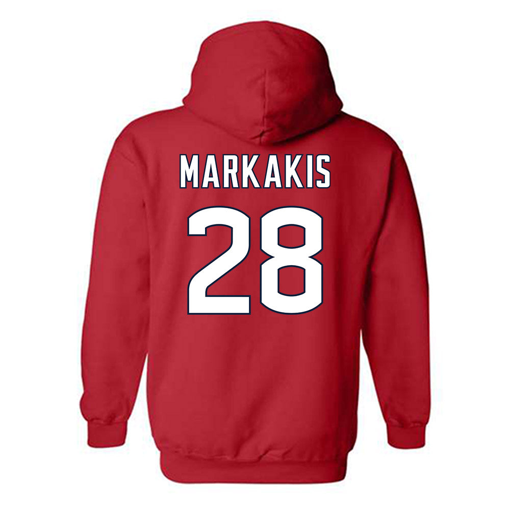 UConn - NCAA Women's Ice Hockey : Elena Markakis - Sports Shersey Hooded Sweatshirt