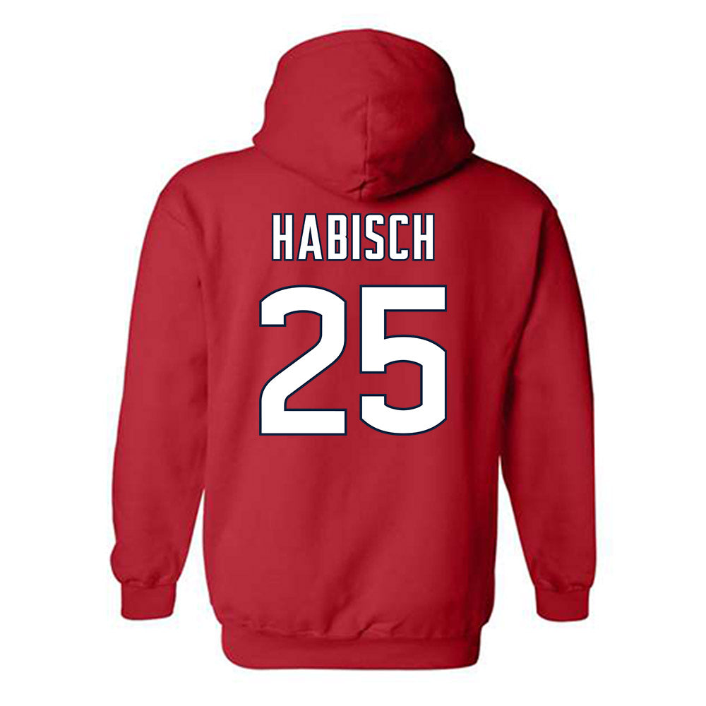 UConn - NCAA Women's Ice Hockey : Jada Habisch - Sports Shersey Hooded Sweatshirt