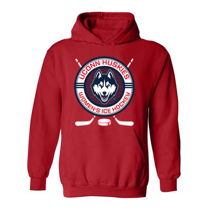 UConn - NCAA Women's Ice Hockey : Martha Mobarak - Sports Shersey Hooded Sweatshirt