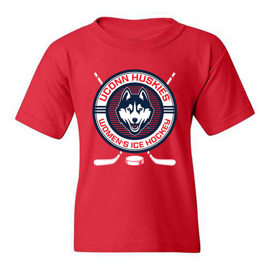 UConn - NCAA Women's Ice Hockey : Taylor Porthan - Sports Shersey Youth T-Shirt-0