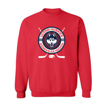 UConn - NCAA Women's Ice Hockey : Ellie Markakis - Sports Shersey Crewneck Sweatshirt-0
