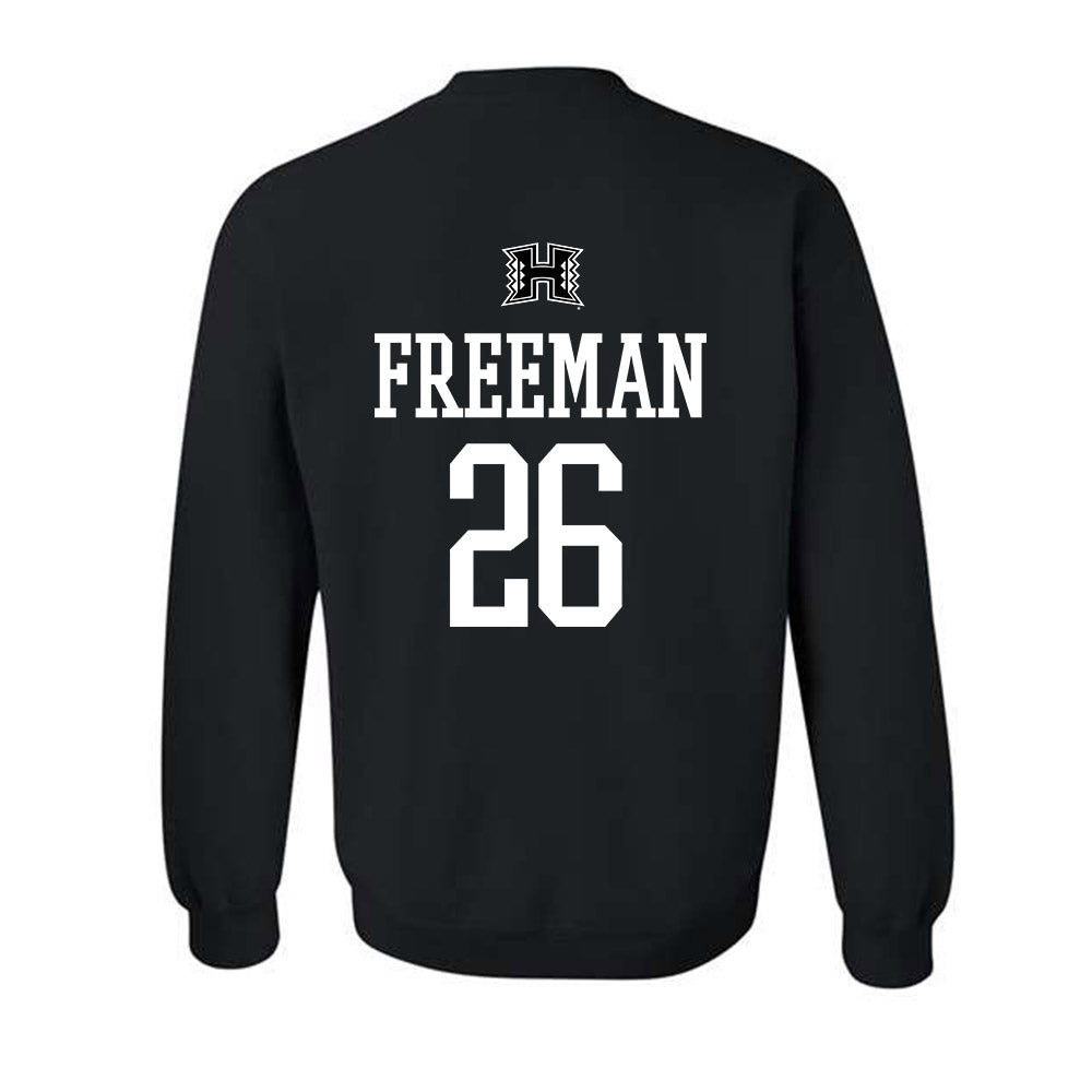 Hawaii - NCAA Football : Deliyon Freeman - Crewneck Sweatshirt