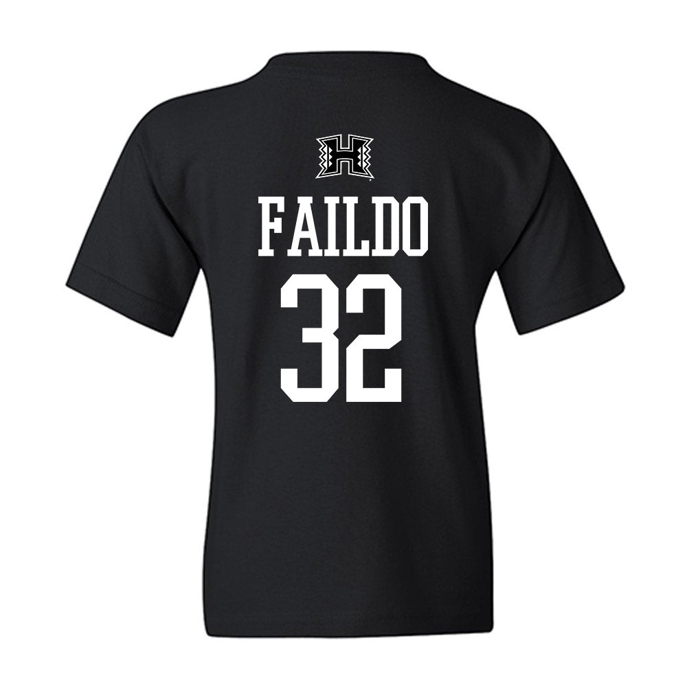Hawaii - NCAA Baseball : Hunter Faildo - Classic Shersey Youth T-Shirt-1