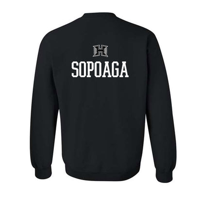 Hawaii - NCAA Women's Track & Field : Valo Sopoaga - Classic Shersey Crewneck Sweatshirt-1