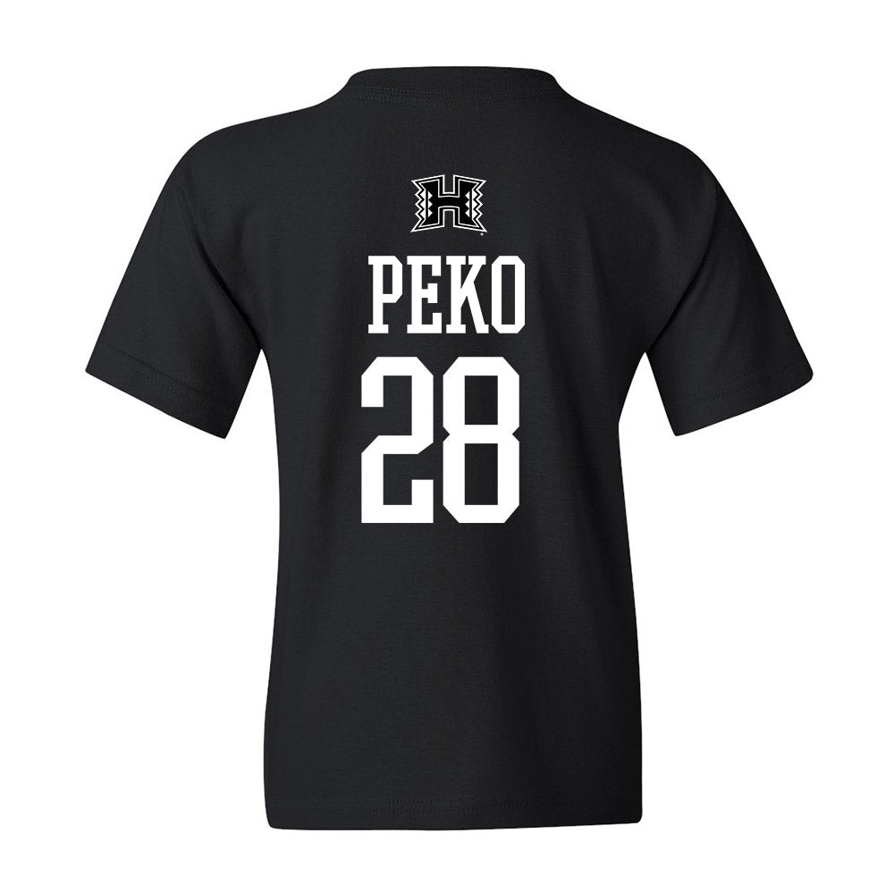 Hawaii - NCAA Football : Vaifanua Peko - Youth T-Shirt