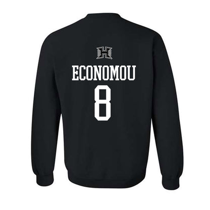 Hawaii - NCAA Men's Basketball : AJ Economou - Classic Shersey Crewneck Sweatshirt