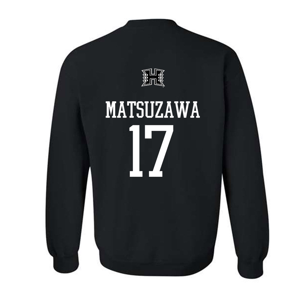 Hawaii - NCAA Football : Kansei Matsuzawa - Classic Shersey Crewneck Sweatshirt-1