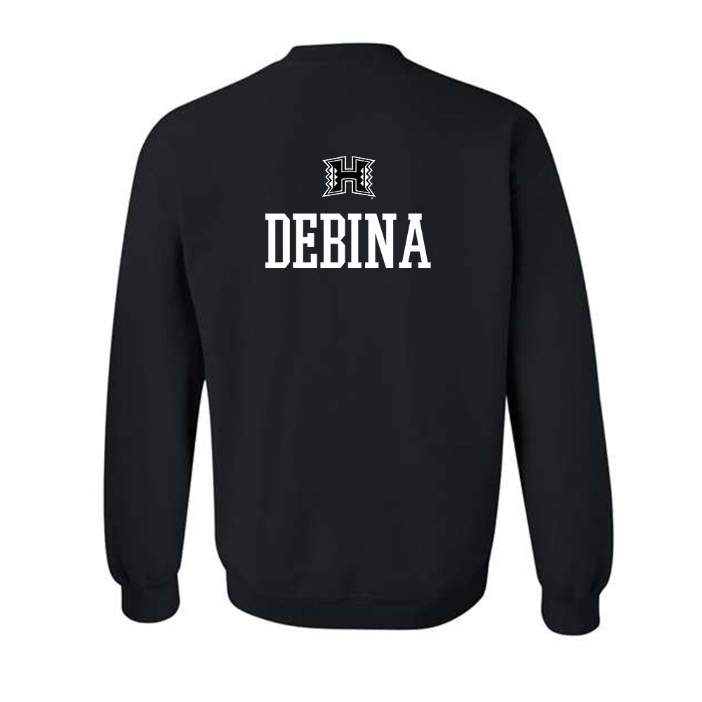 Hawaii - NCAA Football : Taye Debina - Crewneck Sweatshirt