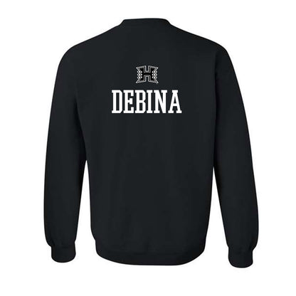 Hawaii - NCAA Football : Taye Debina - Crewneck Sweatshirt