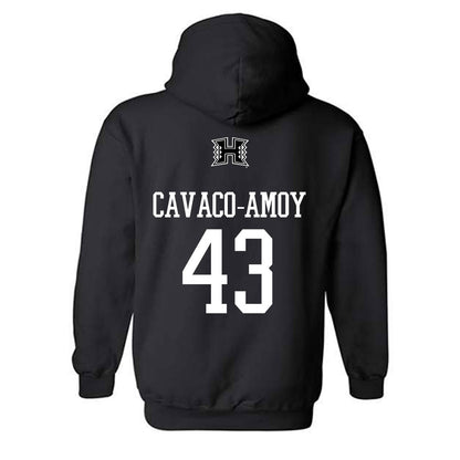 Hawaii - NCAA Football : Alika Cavaco-Amoy - Classic Shersey Hooded Sweatshirt