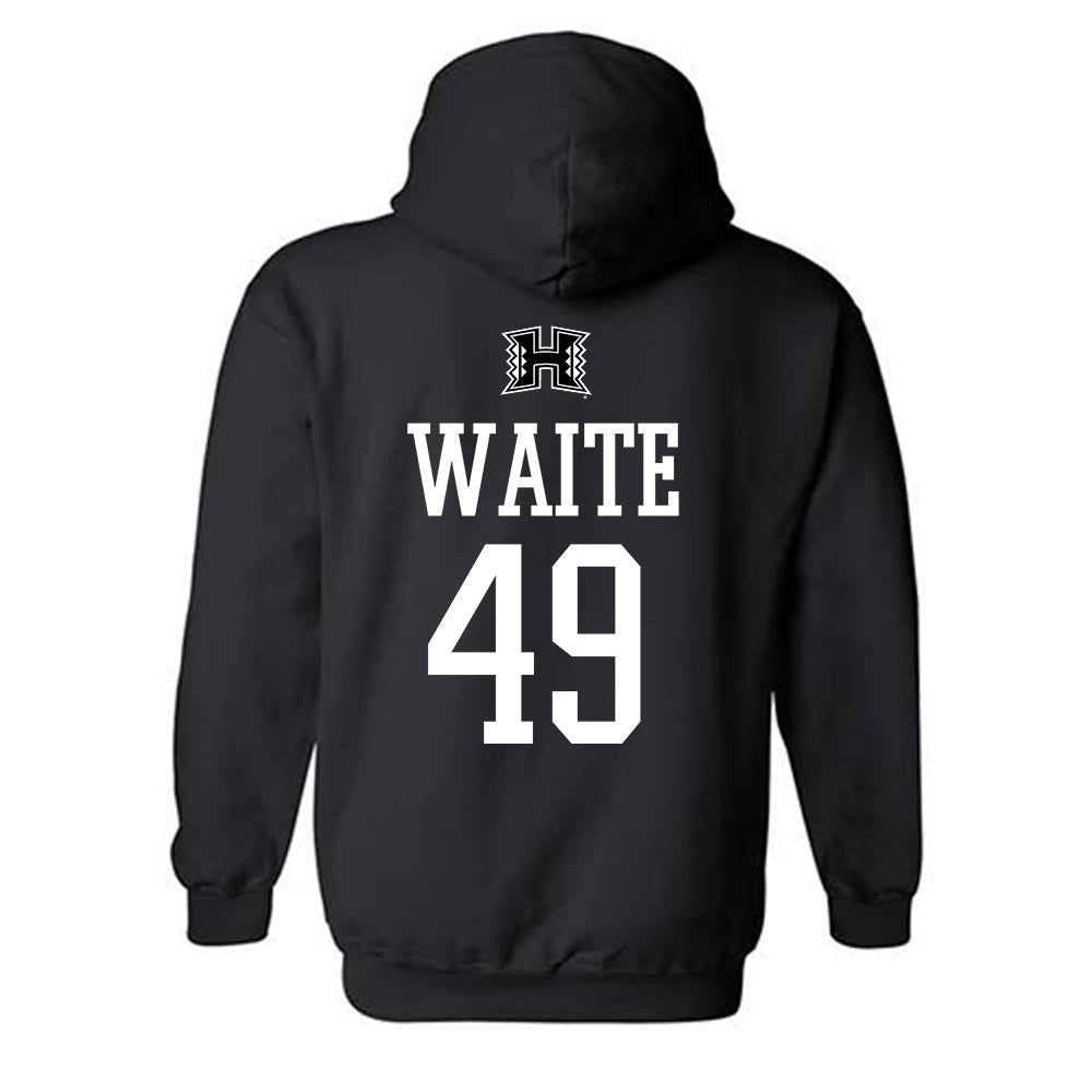 Hawaii - NCAA Baseball : Dylan Waite - Classic Shersey Hooded Sweatshirt-1