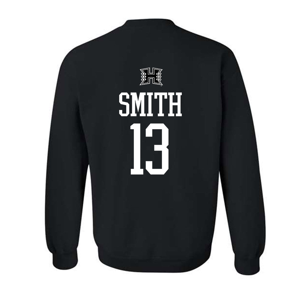 Hawaii - NCAA Football : Jalen Smith - Classic Shersey Crewneck Sweatshirt-1