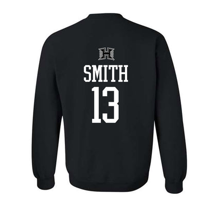 Hawaii - NCAA Football : Jalen Smith - Classic Shersey Crewneck Sweatshirt-1