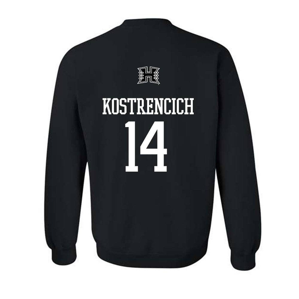 Hawaii - NCAA Softball : Addison Kostrencich - Classic Shersey Crewneck Sweatshirt-1