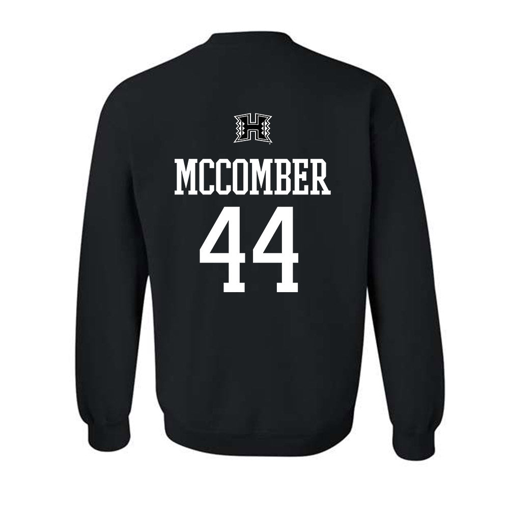 Hawaii - NCAA Football : aiden mccomber - Classic Shersey Crewneck Sweatshirt-1