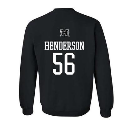 Hawaii - NCAA Football : Boogie Henderson - Classic Shersey Crewneck Sweatshirt-1