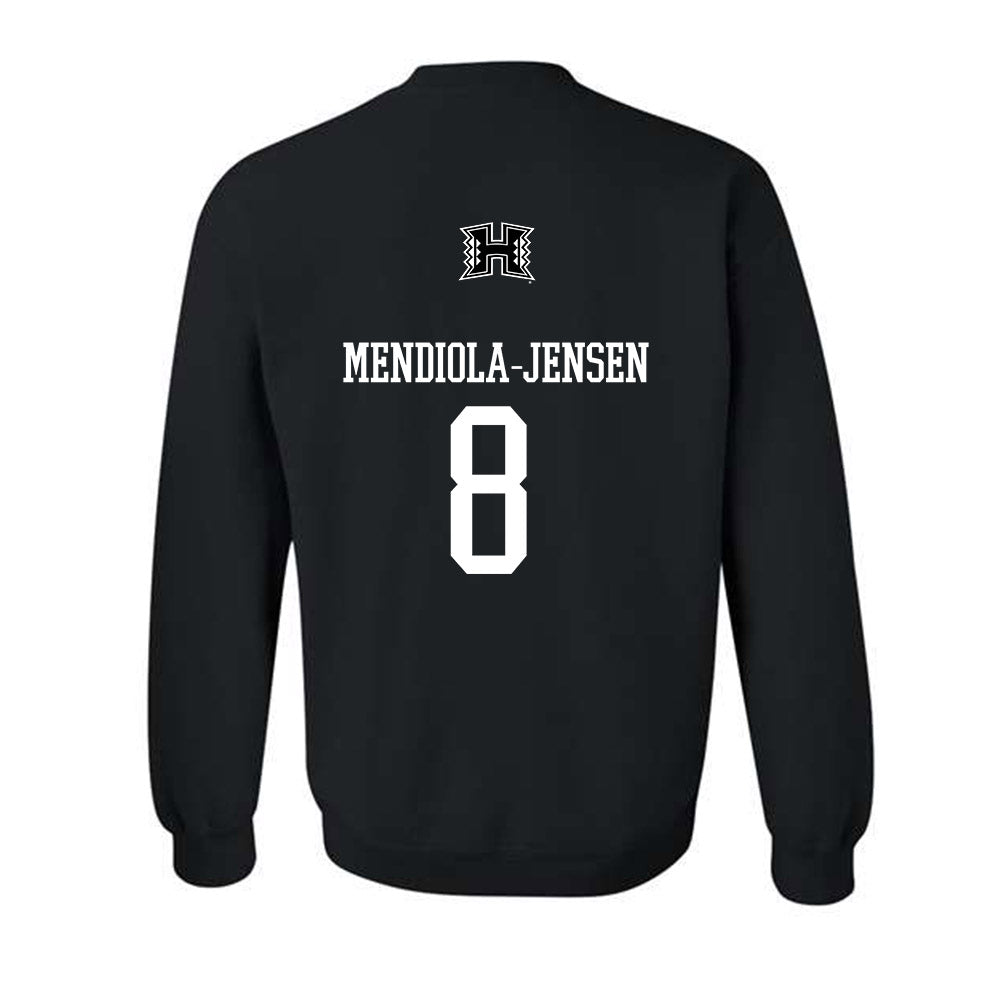 Hawaii - NCAA Football : Kilinahe Mendiola-Jensen - Classic Shersey Crewneck Sweatshirt-1