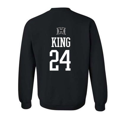 Hawaii - NCAA Football : Devyn King - Classic Shersey Crewneck Sweatshirt-1