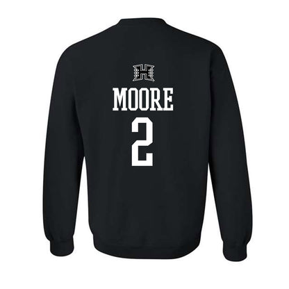 Hawaii - NCAA Football : Bronz Moore - Classic Shersey Crewneck Sweatshirt-1