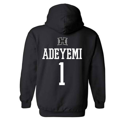 Hawaii - NCAA Women's Volleyball : Stella Adeyemi - Classic Shersey Hooded Sweatshirt-1