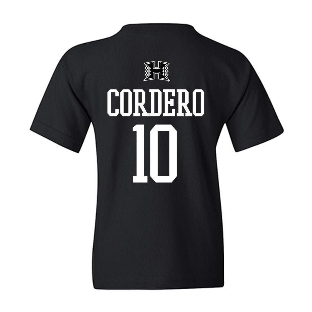 Hawaii - NCAA Football : David Cordero - Classic Shersey Youth T-Shirt-1