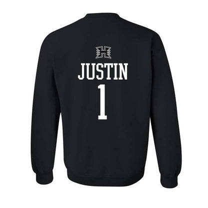 Hawaii - NCAA Women's Soccer : Kennedy Justin - Classic Shersey Crewneck Sweatshirt-1