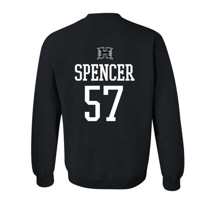 Hawaii - NCAA Football : Ethan Spencer - Classic Shersey Crewneck Sweatshirt-1