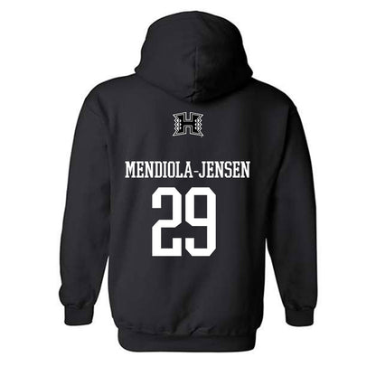 Hawaii - NCAA Football : Kilinahe Mendiola-Jensen - Hooded Sweatshirt