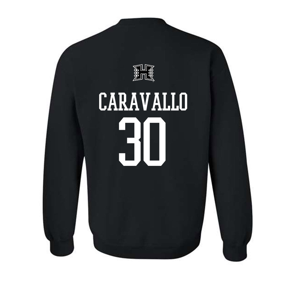 Hawaii - NCAA Football : Nazaiah Caravallo - Classic Shersey Crewneck Sweatshirt