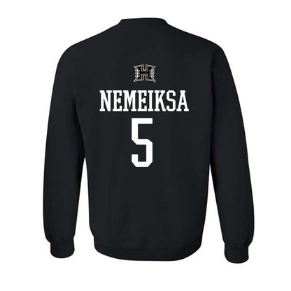 Hawaii - NCAA Men's Basketball : Gytis Nemeiksa - Classic Shersey Crewneck Sweatshirt