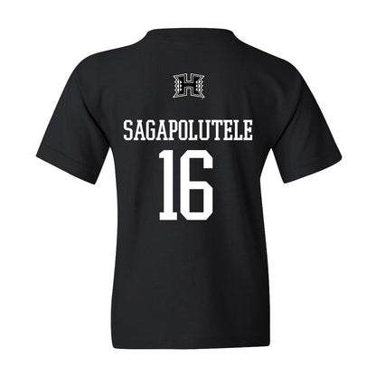 Hawaii - NCAA Football : John-Keawe Sagapolutele - Youth T-Shirt