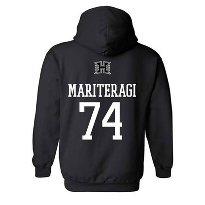 Hawaii - NCAA Football : Micah Mariteragi - Hooded Sweatshirt