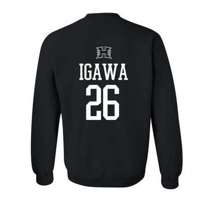 Hawaii - NCAA Baseball : Jacob Igawa - Classic Shersey Crewneck Sweatshirt-1