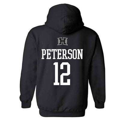 Hawaii - NCAA Women's Soccer : Krista Peterson - Classic Shersey Hooded Sweatshirt-1