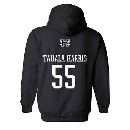 Hawaii - NCAA Football : Jay Tauala-Harris - Classic Shersey Hooded Sweatshirt-1