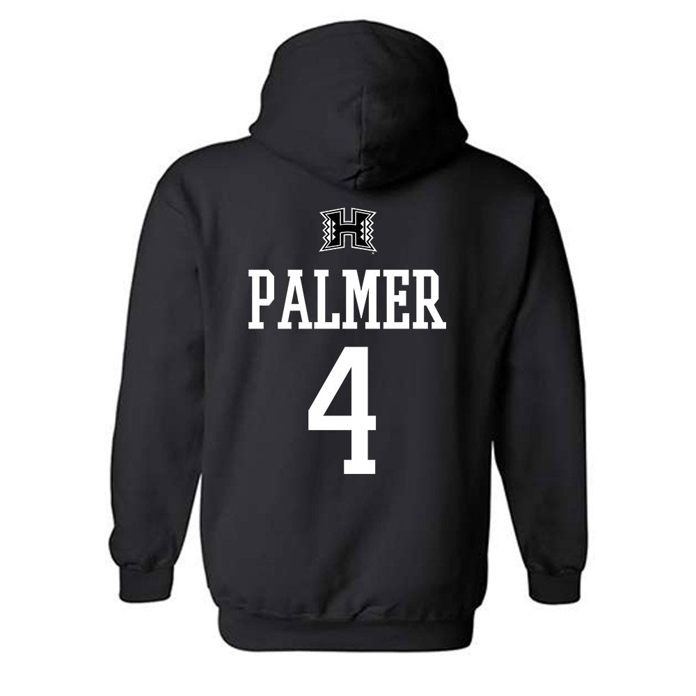 Hawaii - NCAA Football : Elijah Palmer - Classic Shersey Hooded Sweatshirt-1