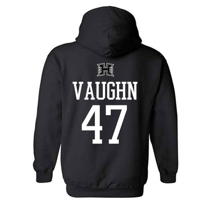 Hawaii - NCAA Football : Christian Vaughn - Classic Shersey Hooded Sweatshirt-1