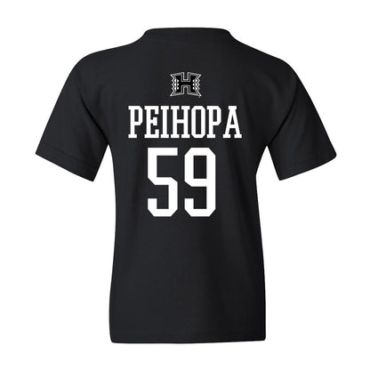 Hawaii - NCAA Football : Kuao Peihopa - Classic Shersey Youth T-Shirt