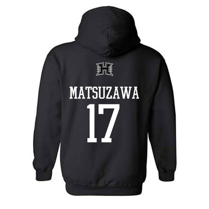 Hawaii - NCAA Football : Kansei Matsuzawa - Hooded Sweatshirt