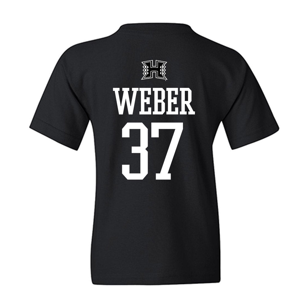 Hawaii - NCAA Football : Riis Weber - Classic Shersey Youth T-Shirt-1