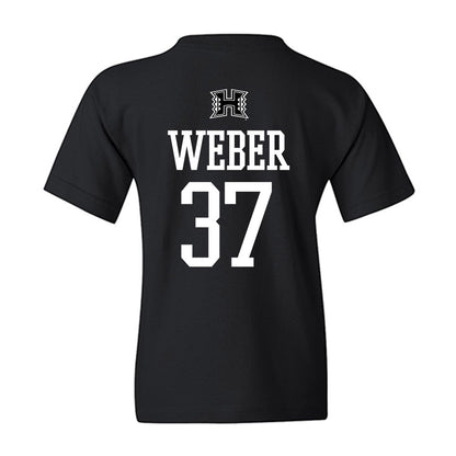 Hawaii - NCAA Football : Riis Weber - Classic Shersey Youth T-Shirt-1