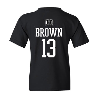 Hawaii - NCAA Football : Cbo Brown - Youth T-Shirt